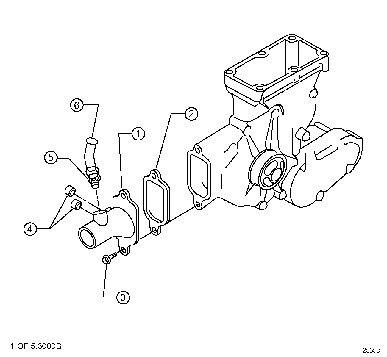 DETROIT SERIES 55 Water Connections #555