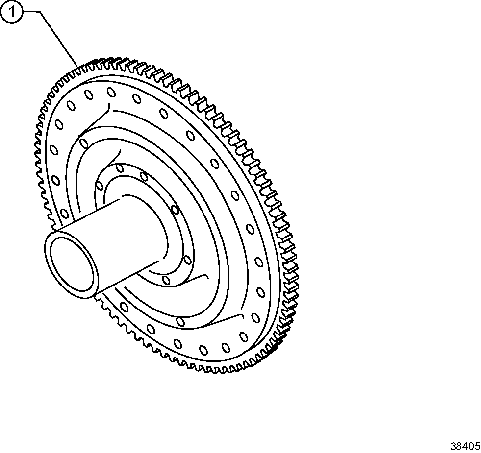 DETROIT SERIES 4000 Flywheel #1234
