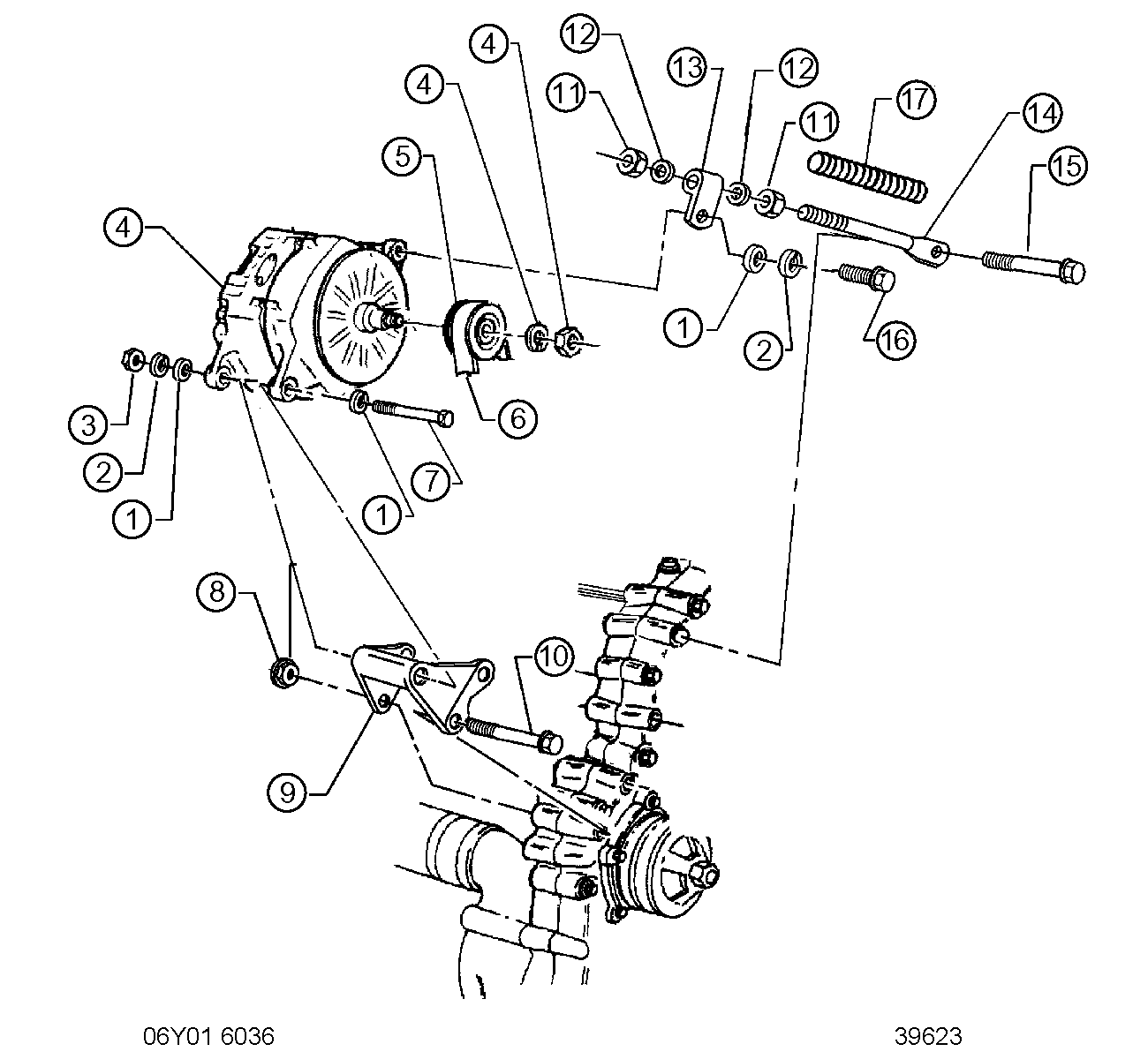39623_lg DETROIT SERIES 60 Battery Charging Generator #2307
