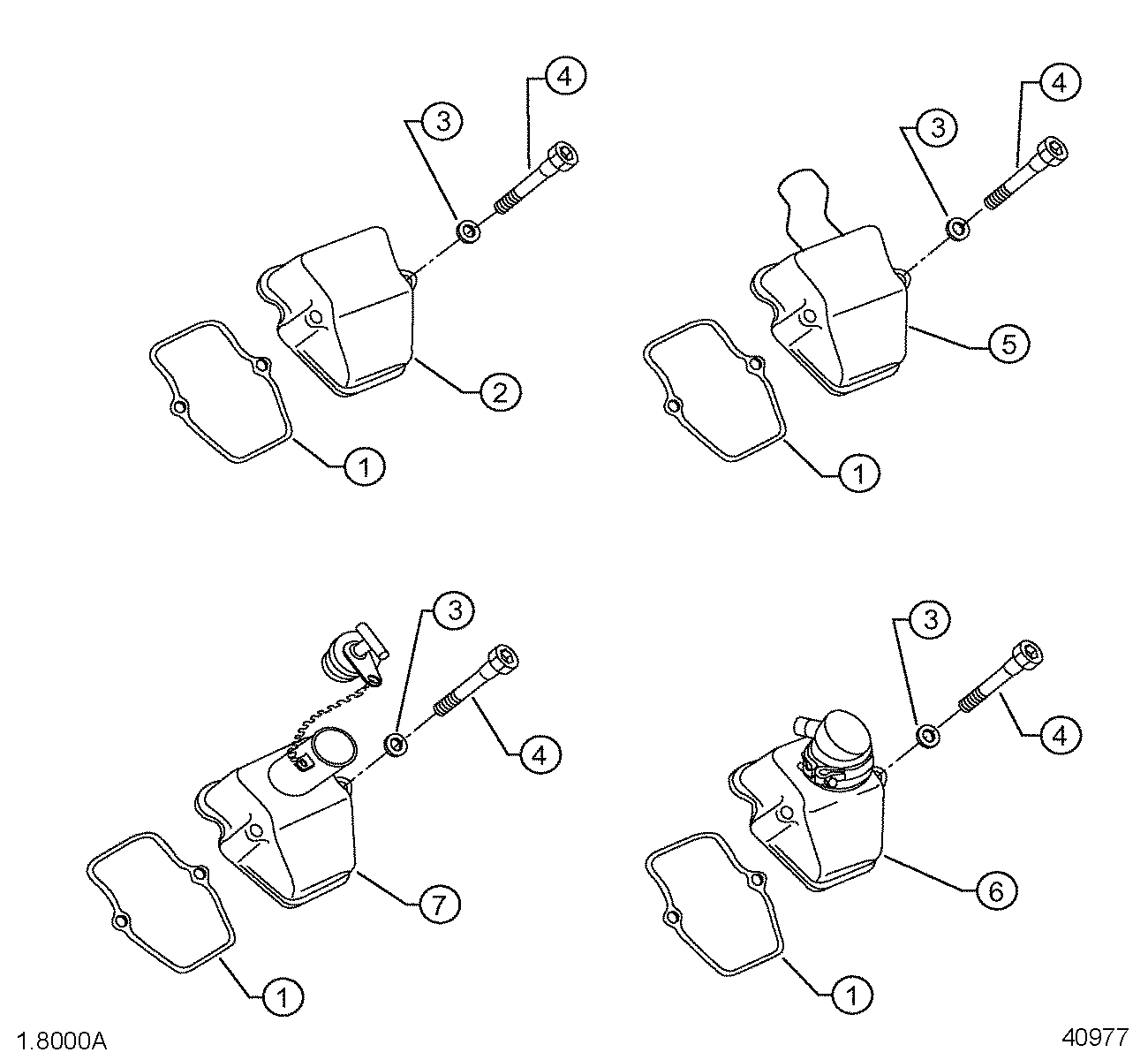 DETROIT SERIES 2000 Rocker Cover #611