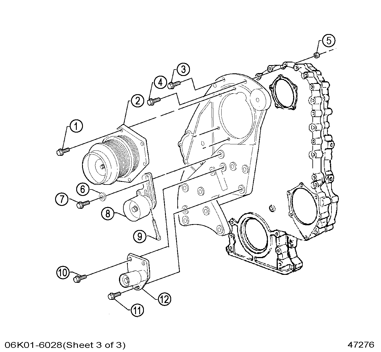 DETROIT SERIES 60 Fan #1861