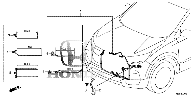 B-7-5 WIRE HARNESS(6) – HONDA CR-V RW/RT 2016-2021