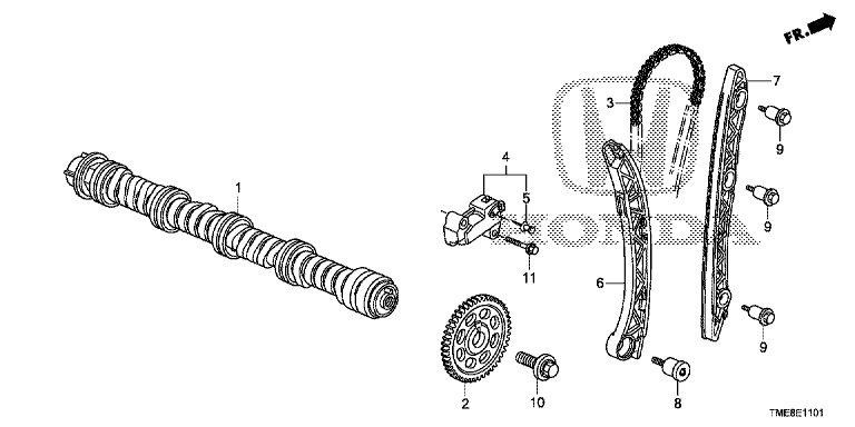 E-11-1 CAMSHAFT/CAM CHAIN(2.0L) – HONDA CR-V RW/RT 2016-2021